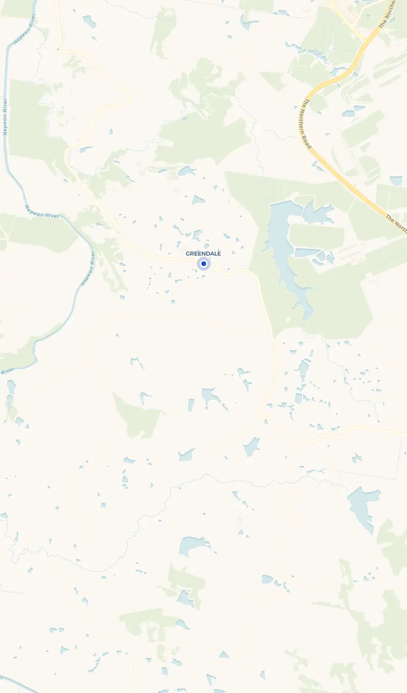 Map of the Greendale service area and the surrounding suburbs we cover.