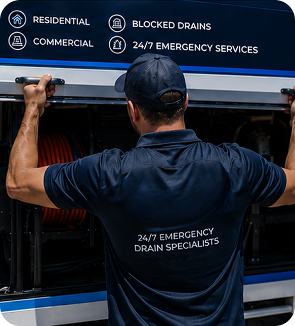 Licensed blocked drain plumber servicing a Greendale home